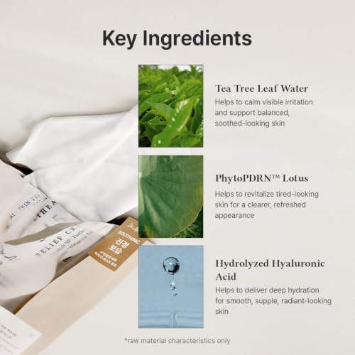 Dr.Althea 345 Relief Cream Mask Pack of 4 - Korean Vegan Skin Care for Blemish & Hydration
