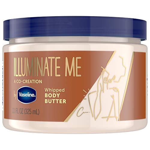 Vaseline Radiant X Even Tone Nourishing Body Lotion With 1% Niacinamide, Coconut Oil, Vitamin C, & Peptides 11 oz & Shea Body Butter Whipped Body Butter Created for Melanin Rich Skin