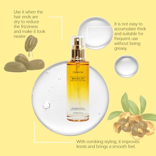 Leave-In Conditioning Oil Spray for Dry, Frizzy Hair with Jojoba & Shea Butter