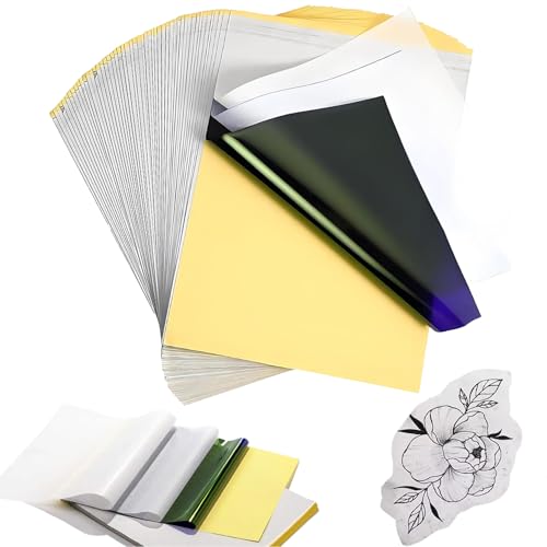 Tattoo Transfer Paper 50-Sheet Pack 4-Layer A4 Reusable