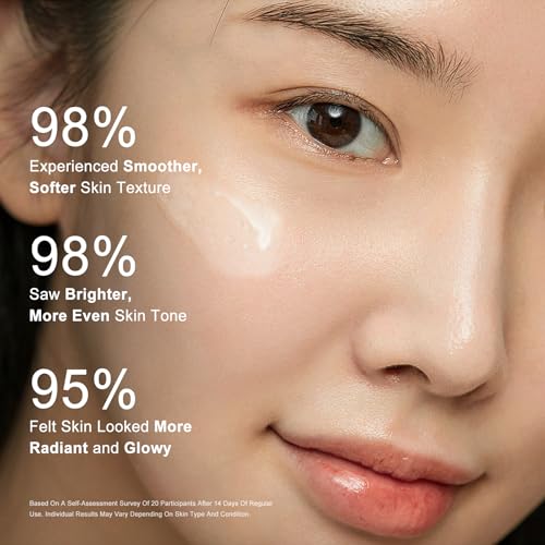 White Rice Peeling Ampoule Exfoliating Serum 80ml, Peel Shot Glow Exfoliating Face Serum, Soft Exfoliating Body Scrub Dead Skin Cells, Whitehead Blackheads Remover for All Skin Types korean skin care