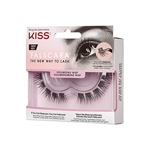 KISS Falscara DIY Eyelash Extensions - Reusable Lash Wisps Pack of 10