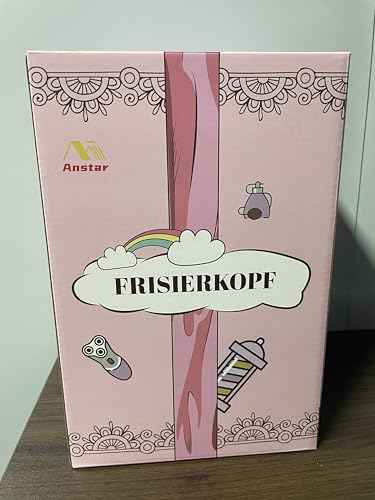 Mannequin Head Human Hair, 24”Mannequin Head with 70% Real Hair Mannequin Cosmetology Manikin Practice Doll Head for hair styling Braiding Hairdressing Head with Table Clamp + DIY Hair Styling Set