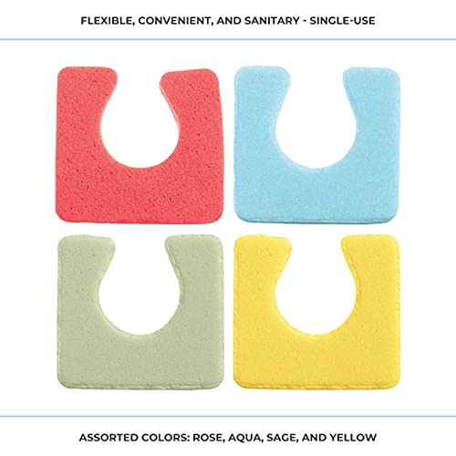 ForPro Foam Toe Separators for Pedicure, 144-Count