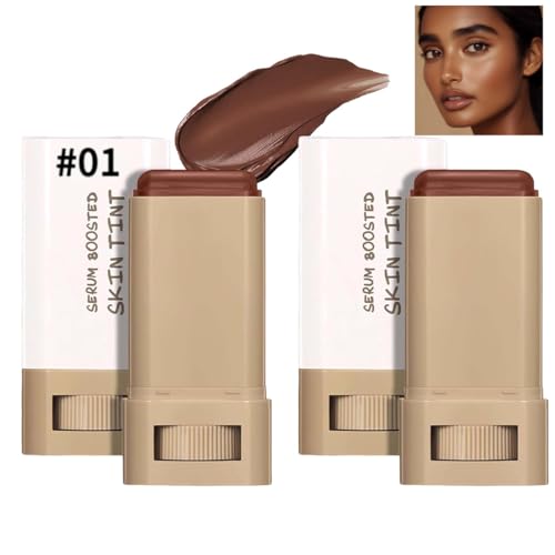 TIMLIFE Foundation Stick Beauty Balm - 2 Pcs Moisturizing Tint