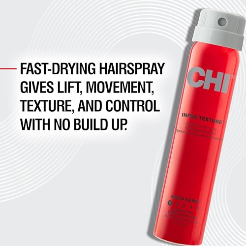 CHI Infra Ultimate Styling Gift Kit, 2 Oz Silk Infusion, 2 Oz 44 Iron Guard & 2.26 Oz Texture Hair Spray, Sulfate, Paraben, & Cruelty-Free (3 Items)