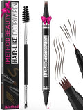 iMethod 2-in-1 Eyebrow Pen - Dark Brown, Waterproof