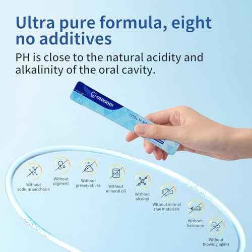 Travel Size Mouthwash, Alcohol-Free and Fluoride-Free, Probiotics for Fresh Breath and Dry Mouth Relief, Freshens Breath for 12 Hours ? 40 Strips, 0.41Fluid Ounces Each