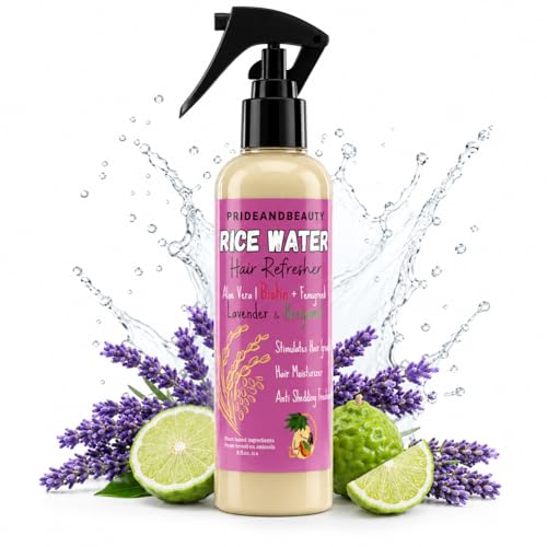 Fermented Rice Water Leave-In Conditioner Spray for Hair Growth - 4 oz