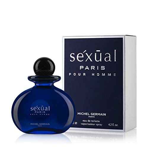 Michel Germain Sexual Paris Pour Homme Eau de Toilette Spray Cologne, Top Notes of Cardamom, Chardonnay Mandarin, Sage, Warm & Tempting Gift for Men