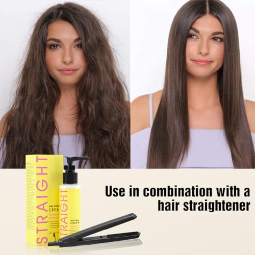 Gowwim Hair Straightener Cream - Keratin Treatment, 72H Frizz Control