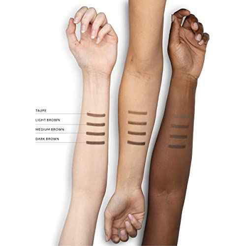 Xtreme Lashes Arch Defining Brow Pencil, Medium Brown, Waterproof, Smudge-Proof, Long-Lasting Makeup, Vegan, Angled Tip Eyebrow Pencil with Spoolie