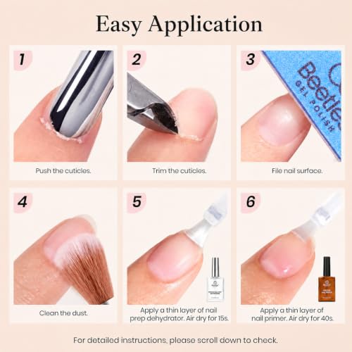 Beetles 15ml Protein Nail Prep Dehydrator & Primer Set E-Clear-2