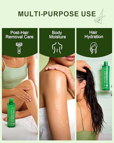 Yoken Organic Aloe Vera Gel 12oz | 99% Pure USDA Certified