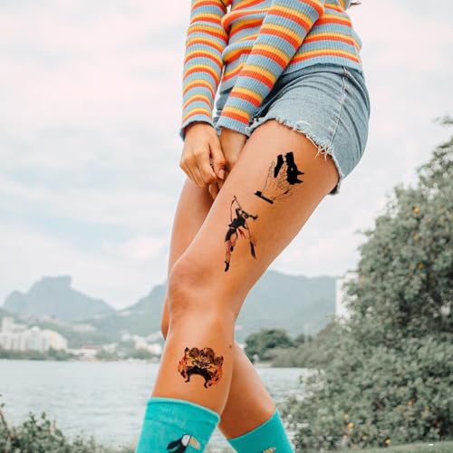 JJK Anime Temporary Tattoos 8 Sheets Halloween Party Favors