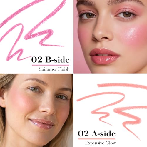 Blush Stick Duo - Dual-Sided Cream Blush & Highlighter