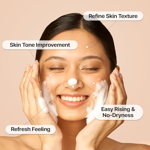tHermoCEUTICAL Enzyme Snow Bubble Cleanser - Plant-Based Mousse Facial Wash, Papaya Enzyme, Refine Skin Texture, Micro Rich Bubbles, Gentle Cleansing, 3.38 fl.oz