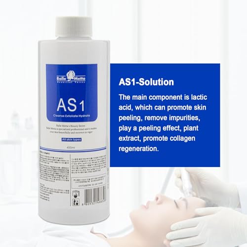 Elitzia Aqua Peel Solution Facial Aquapeel serum Skin Care AS1 SA2 AO3 Facial Dermabrasion Machine Face Cleansing Moisturizing 14.1Fl.oz Set Of 3 ETYYS123