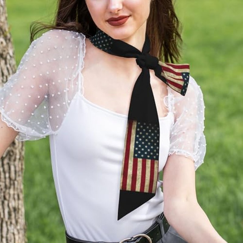 Flag Design Hair Scarf Multi-Wear Neck Band 119cm
