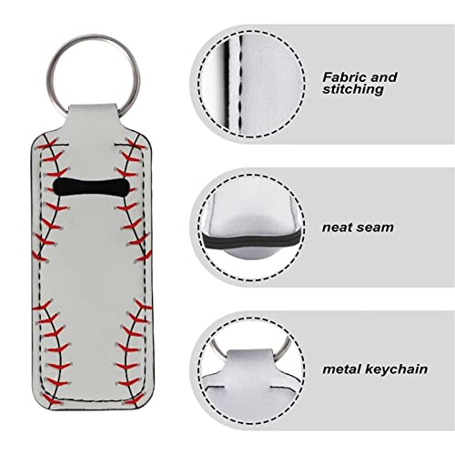 Portable Lip Balm Holder Keychain for Women
