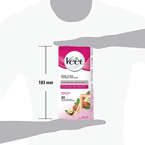 Veet Full Body Waxing Kit - Normal Skin (Pack of 1)
