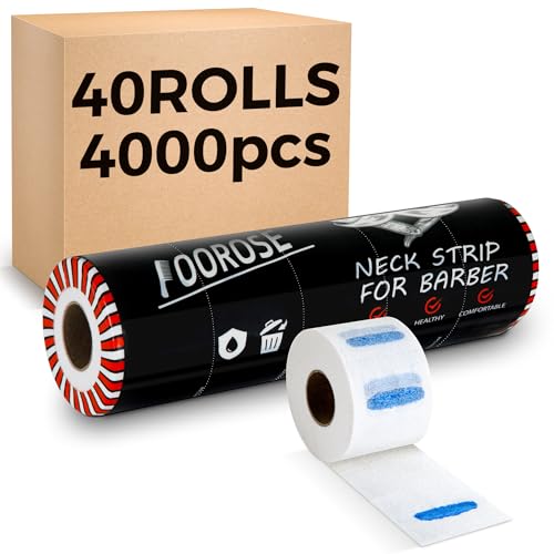 IOOROSE Neck Strips for Barber Shop 4000 Count M / 4000 Bulk Pack