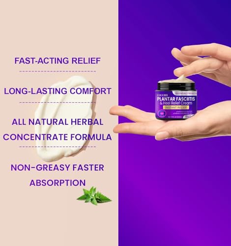 Plantar Fasciitis Relief Cream – Herbal Foot Pain Therapy