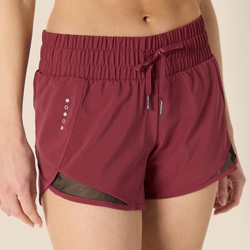 Women's Athletic Running Shorts with Zip Pocket