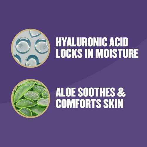 Gold Bond Healing Overnight Body & Face Lotion for Dry Skin, Nongreasy Moisturizer with Hyaluronic Acid, Aloe & Melatonin Works While You Sleep, 13 oz.