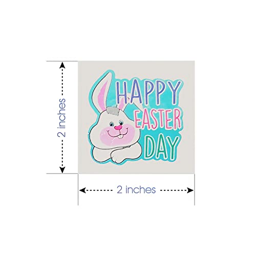 Easter Temporary Tattoo Stickers, 144-Pack Bulk