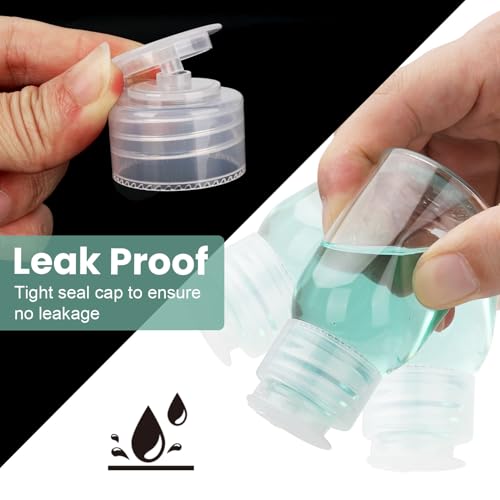 Travel Bottles 2.2oz 6-Pack TSA Approved Leak Proof