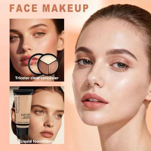 Makeup Set for Teens Makeup Kit for Women Full Kit Eyeshadow Foundation Makeup Kits for Teenagers 14-16 Makeup Gift Set for Women Teen Girls