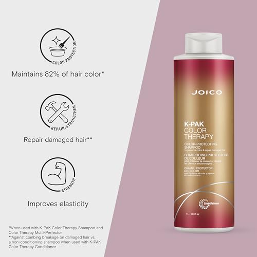 Joico K-PAK Color Therapy Shampoo & Conditioner Set 33.8 Oz for Color-Treated Hair