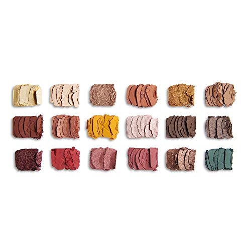Makeup Revolution X Roxxsaurus Ride or Die Eyeshadow Palette, Matte & Shimmers, 18 Shades, Cruelty-Free, 0.43 Oz