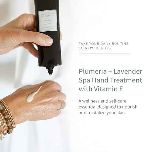European Spa Source Spa Hand Treatment with Vitamin E, Plumeria and Lavender Luxury Hand Lotion, 3.4 fl oz.