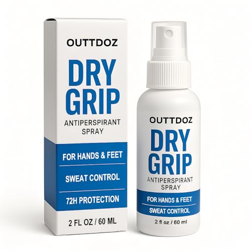 Extra Strength Antiperspirant Spray for Sweaty Hands & Feet - 15% Aluminum Chloride, Fragrance-Free