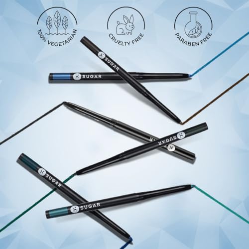 SUGAR Cosmetics Kohl Of Honour Intense Matte Kajal Waterproof & Smudgeproof Lasts upto 10hrs 0.25gm - Pack of 1 03 Aqua Lung
