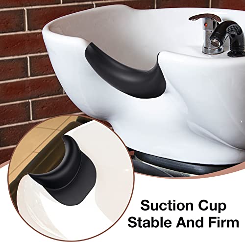 Silicone Salon Shampoo Neck Rest Cushion with Suction Cups