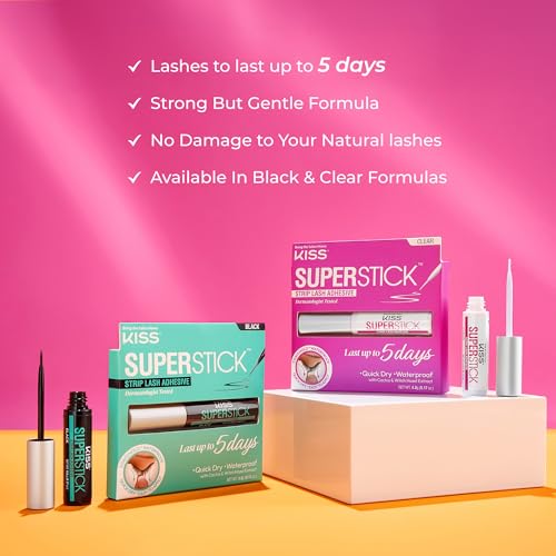 KISS SuperStick Lash Glue - Waterproof Strip Lash Adhesive