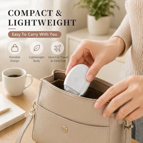 Electric Nail Clipper with LED Light - 3-Speed Automatic Trimmer for Seniors and Kids