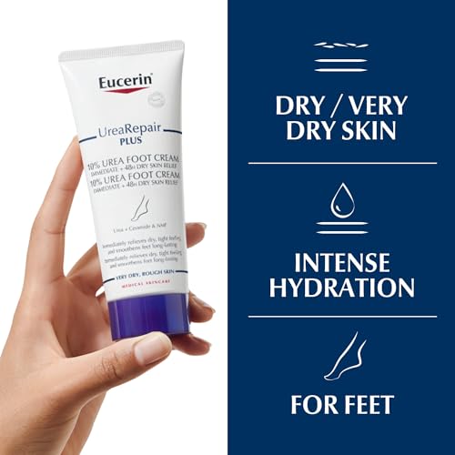 Eucerin UreaRepair Plus Foot Cream 10% Urea for Dry, Cracked Skin 100ml