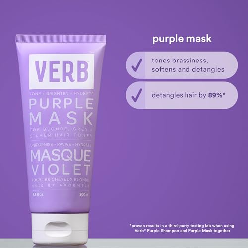 Purple Toning Hair Mask for Blonde & Silver Hair