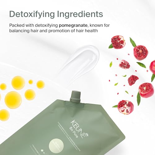 Keune So Pure Clarify Shampoo Refill, Deep Cleansing and Detoxifying Formula, 13.5 Fl Oz