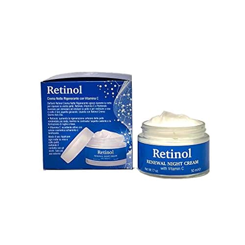 Delfanti Milano ? RETINOL RENEWAL Night Face and Neck Cream ? Moisturizer with Vitamin C ? Made in Italy ? 1.7 oz