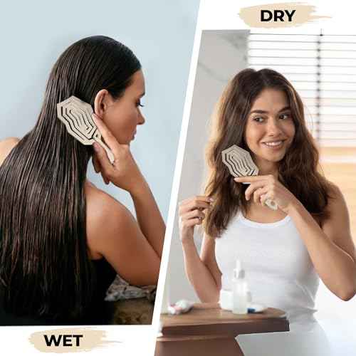 Detangler Brush For Women, Men & Kids - Anti-Static Detangle Hair Brush - Vented brush with 360¡Æ Flex Gently Removes Knots, Dry and Wet Brush Detangling Brush For Thick, Fine, Natural & Curly Hair