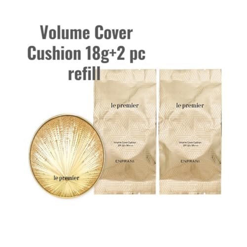 Le Premier Volume Cover Cushion (23 natural beige) 2pc refill included full coverage