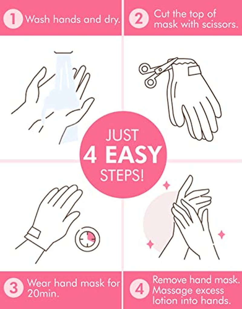 DERMAL Moistfull Silky Foot and Hand Mask Set - 6 Pack