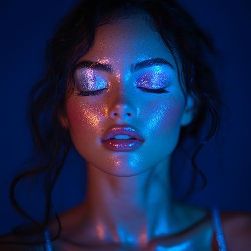 Duochrome Iridescent Eyeshadow - Blue Purple Chameleon Shimmer
