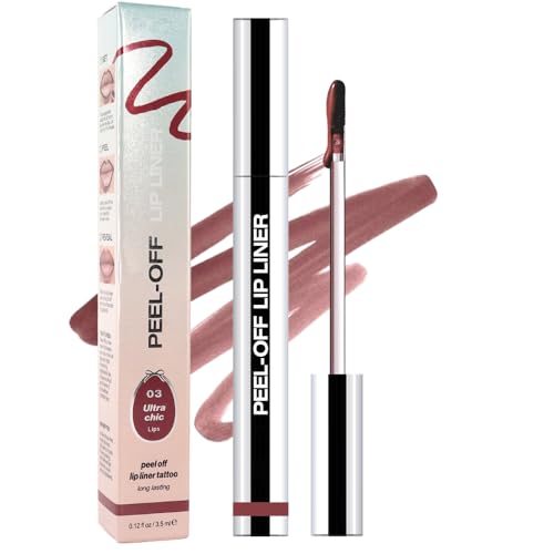 Hxssll Peel Off Matte Lip Gloss Stain - Long Lasting Brownish Red Tint