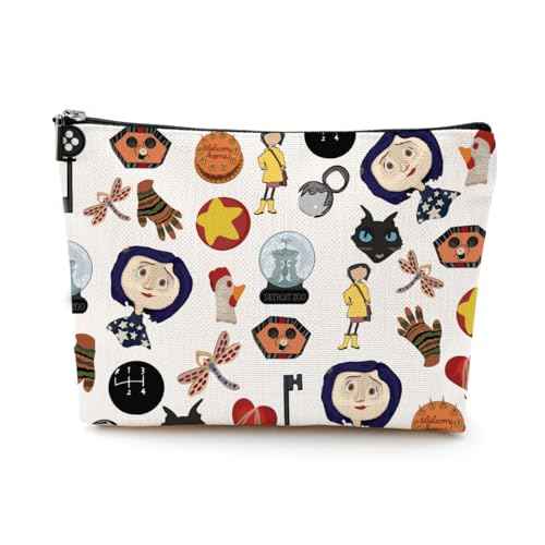 Mr. Bobinsky Cosmetic Make up Bag The Secret Door Lover Gift Ghost Mom Cartoon Movie Merch Makeup Zipper Pouch Bag